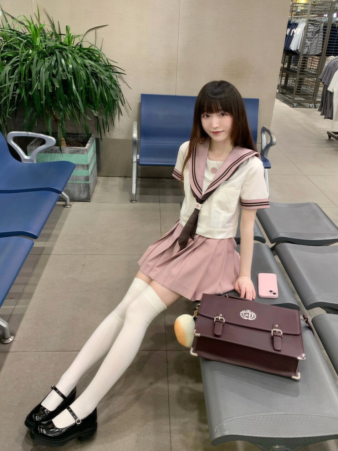 户外遇见的jk制服少女