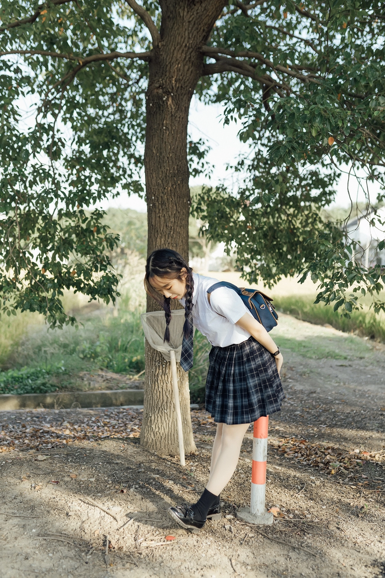 仿胶片色JK制服写真