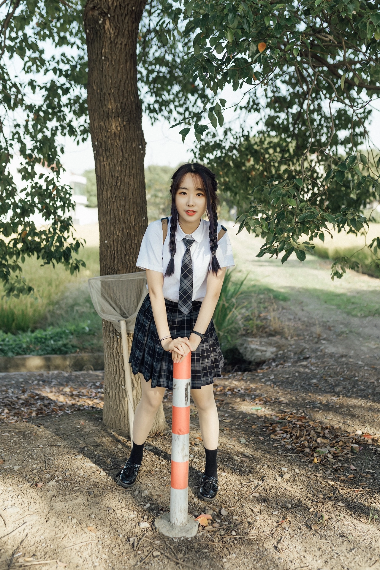 仿胶片色JK制服写真