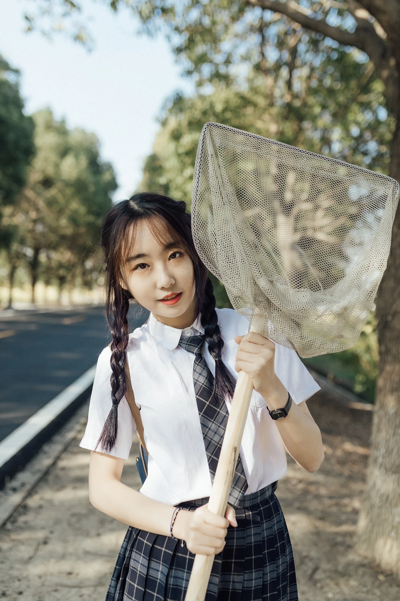 仿胶片色JK制服写真