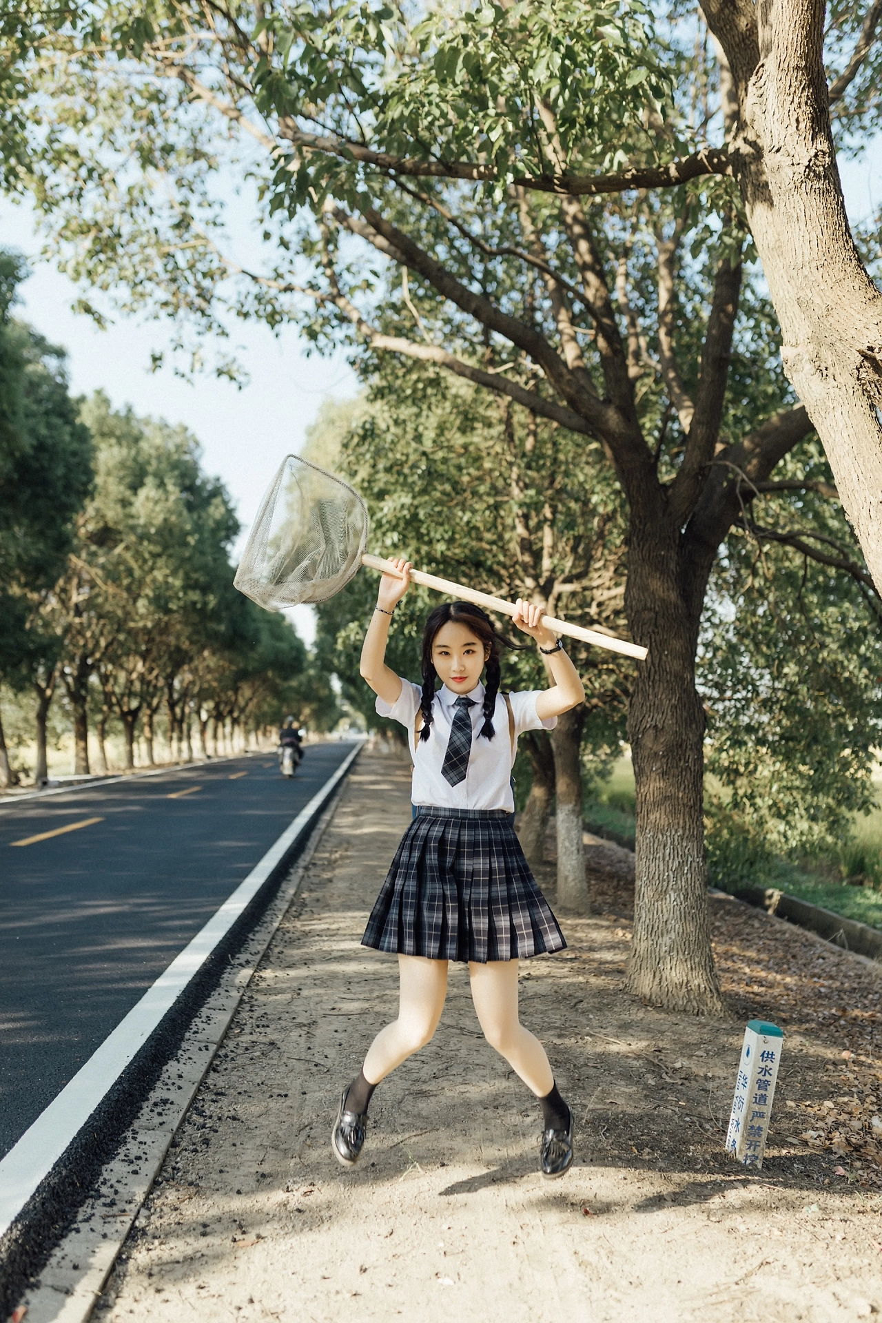 仿胶片色JK制服写真