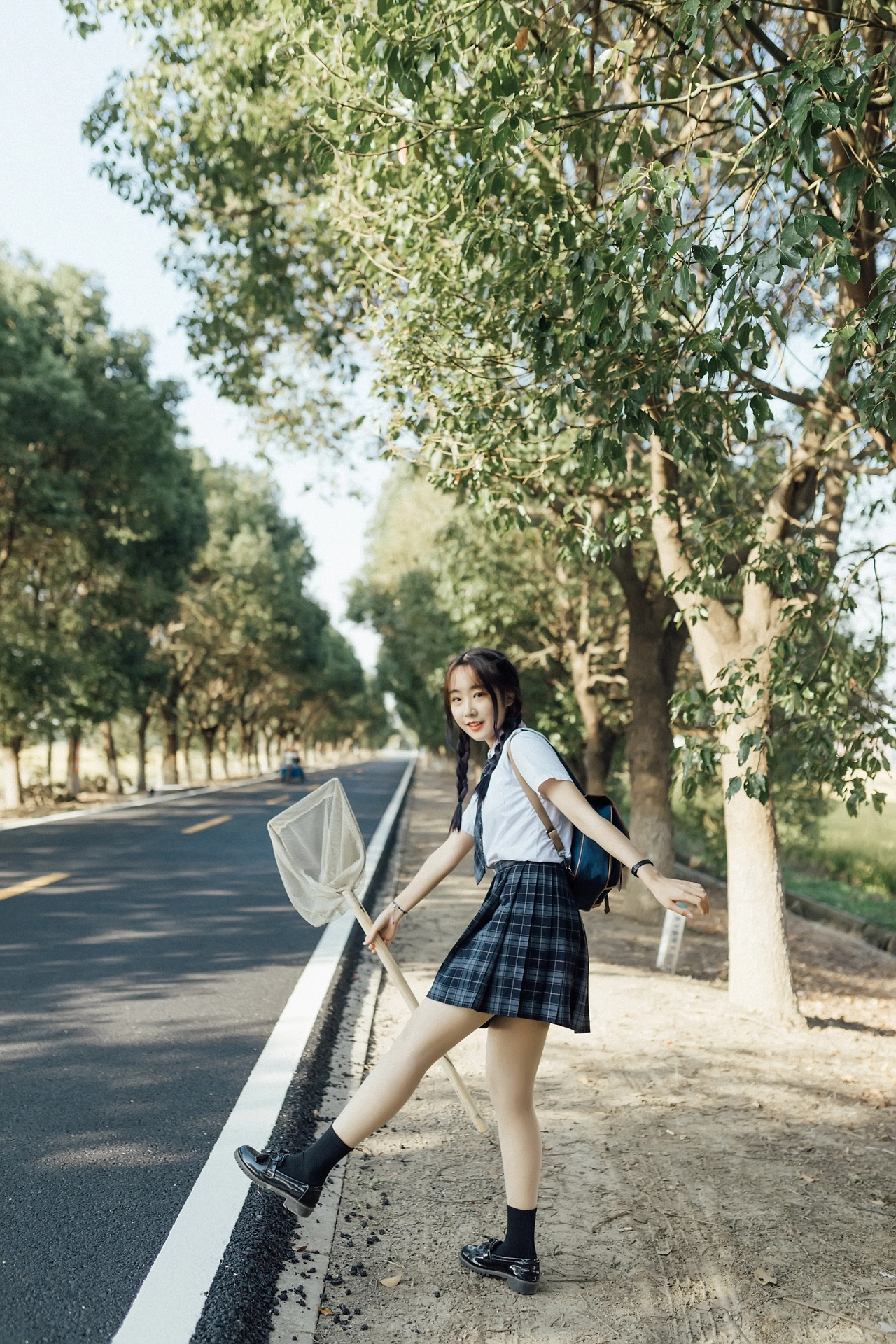 仿胶片色JK制服写真