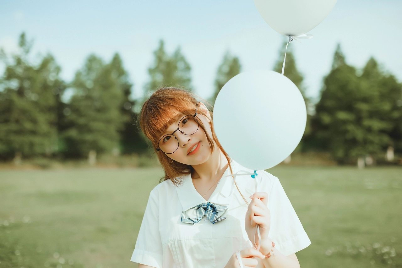 于东太湖拍摄的JK制服写真