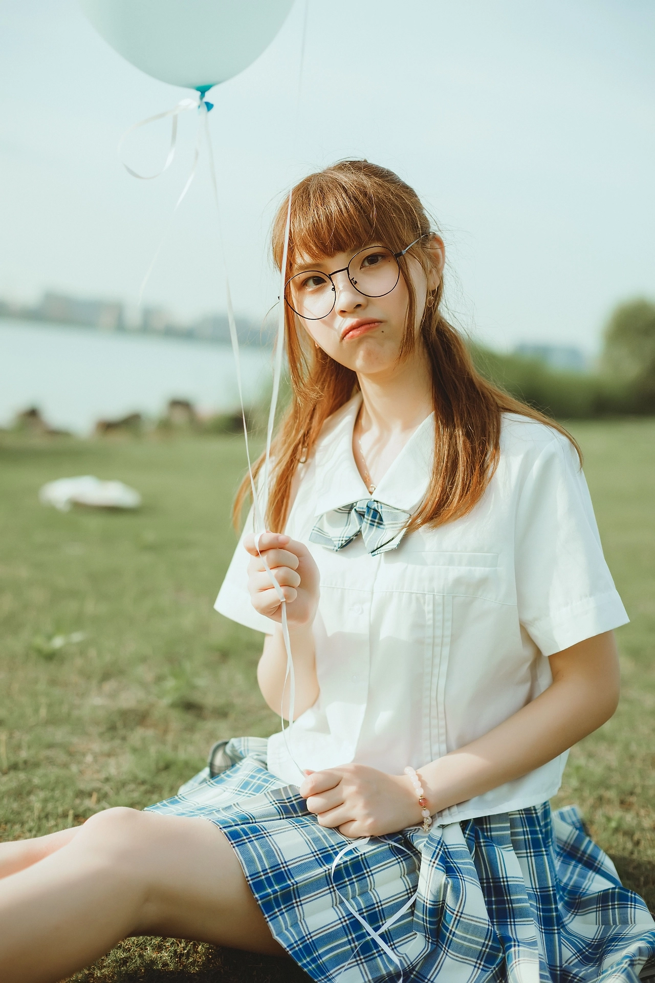 于东太湖拍摄的JK制服写真