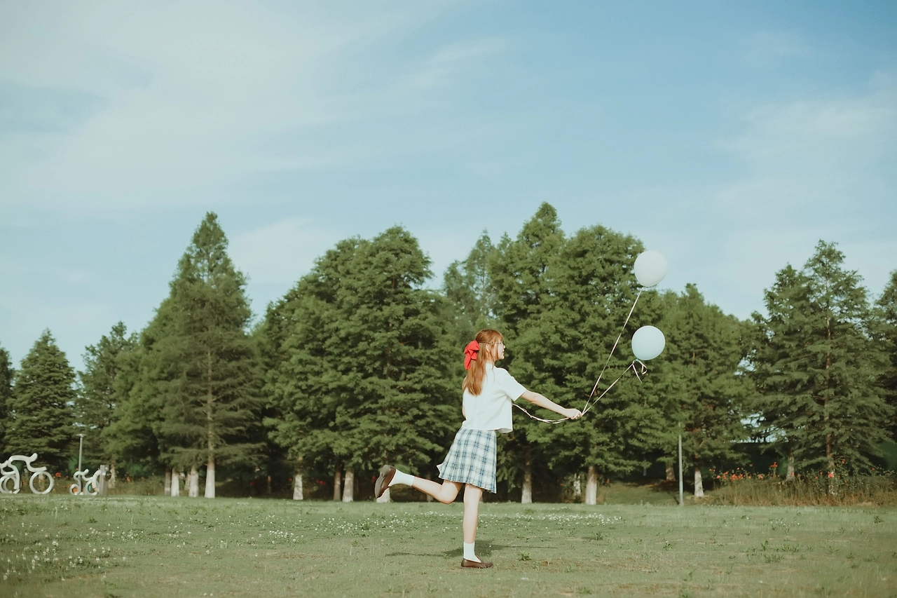 于东太湖拍摄的JK制服写真