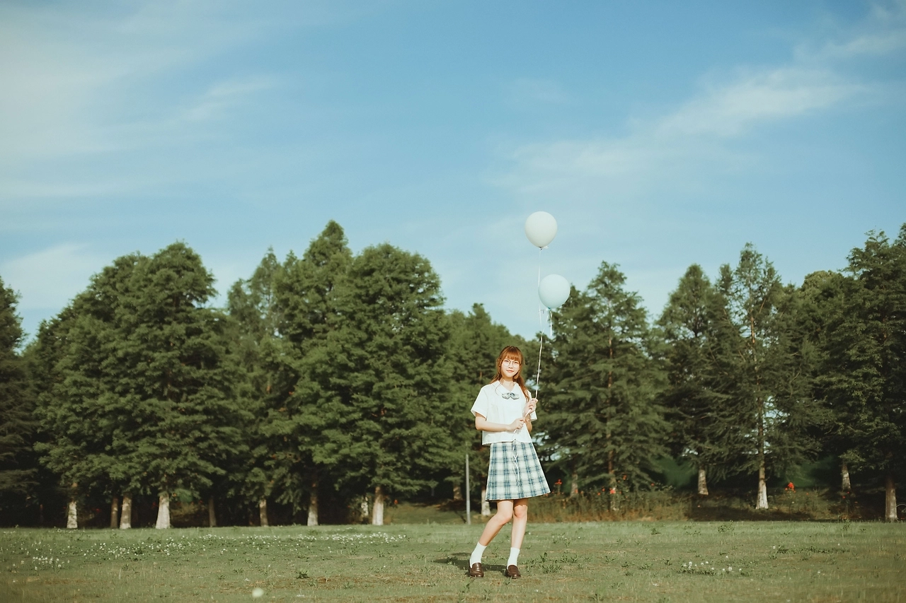 于东太湖拍摄的JK制服写真