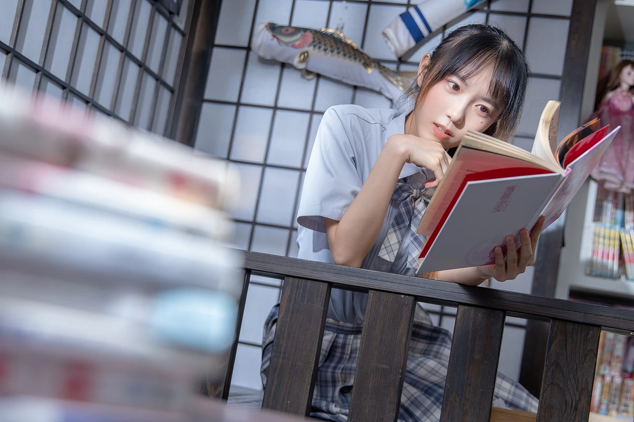 日系水手服棚拍