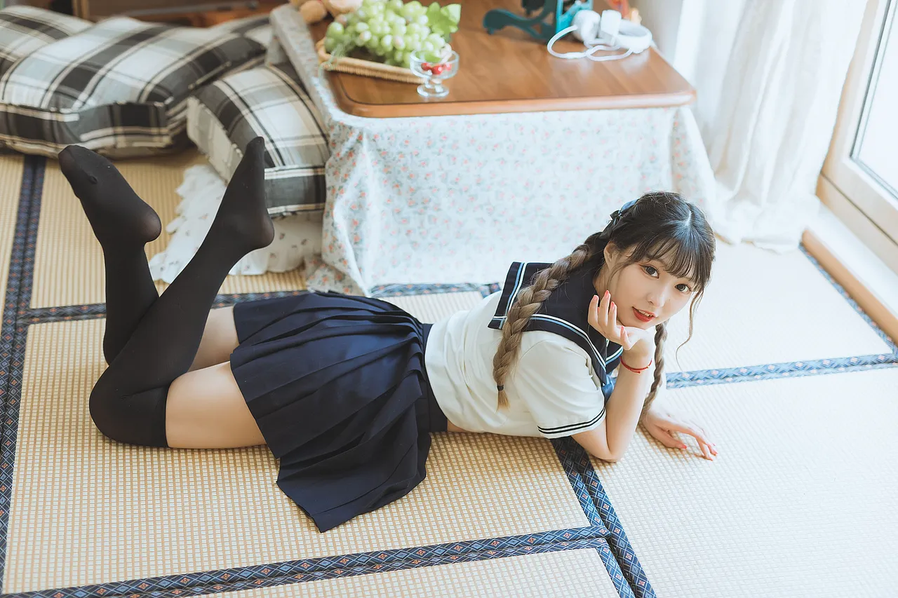 日系水手服棚拍