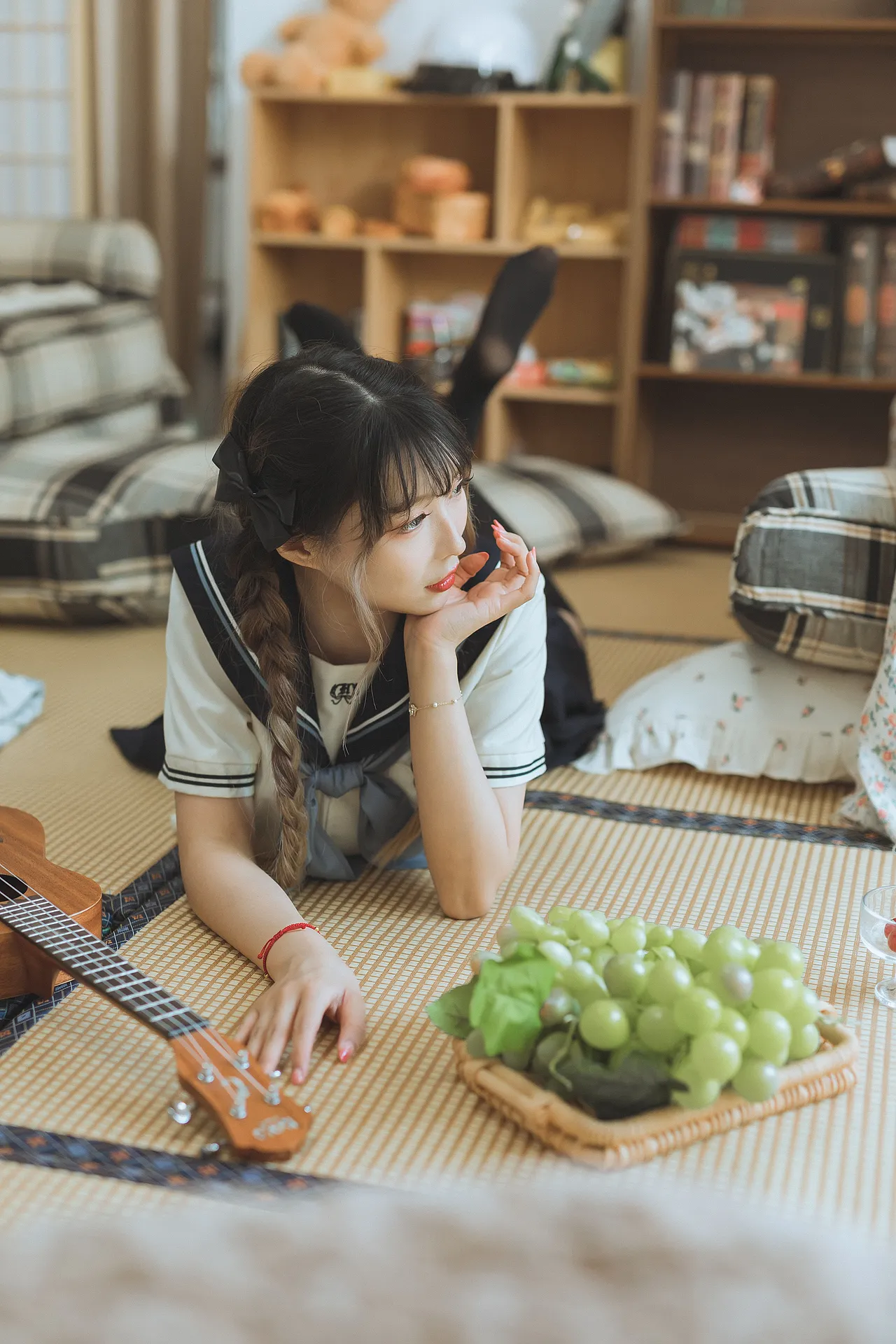 日系水手服棚拍