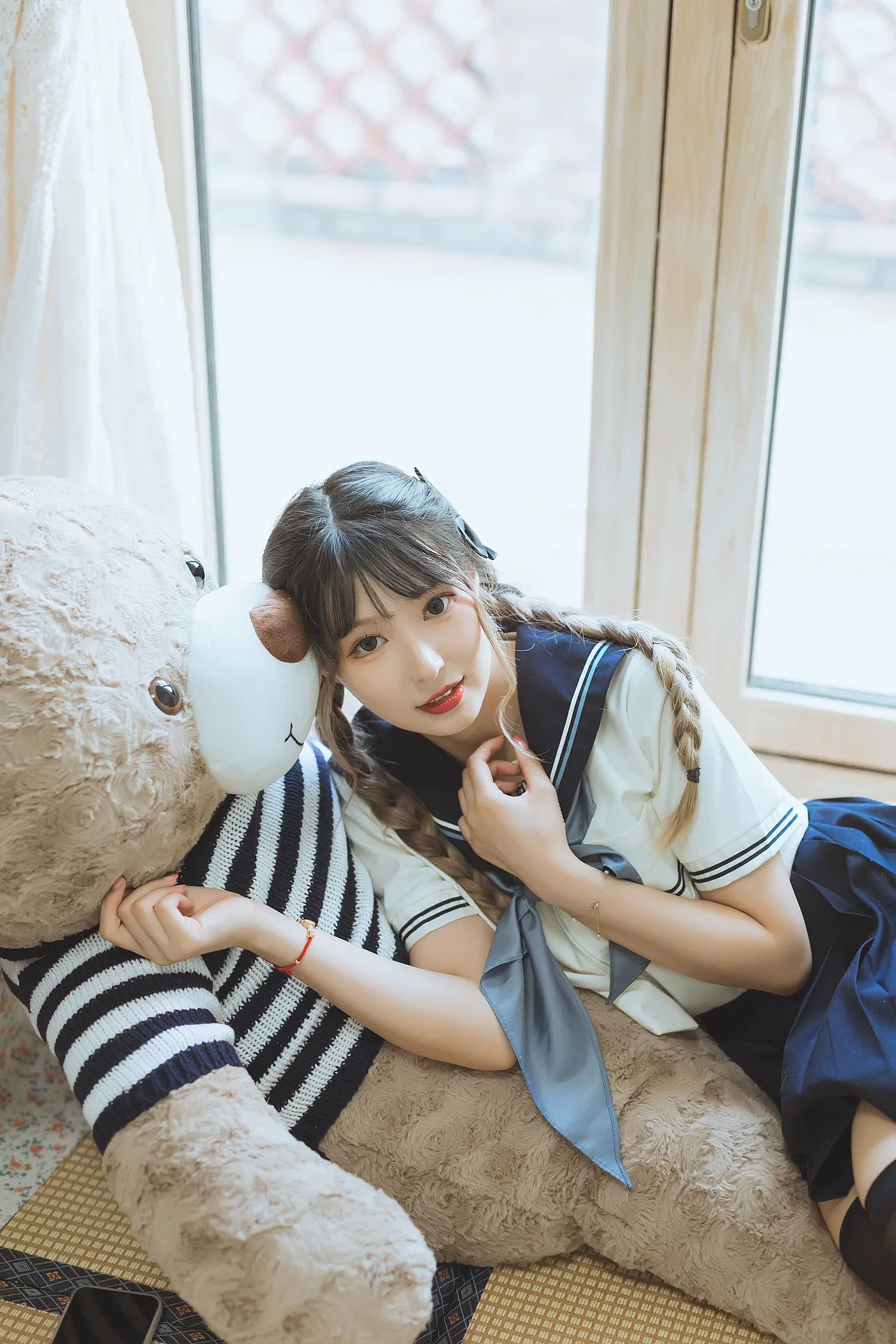 日系水手服棚拍