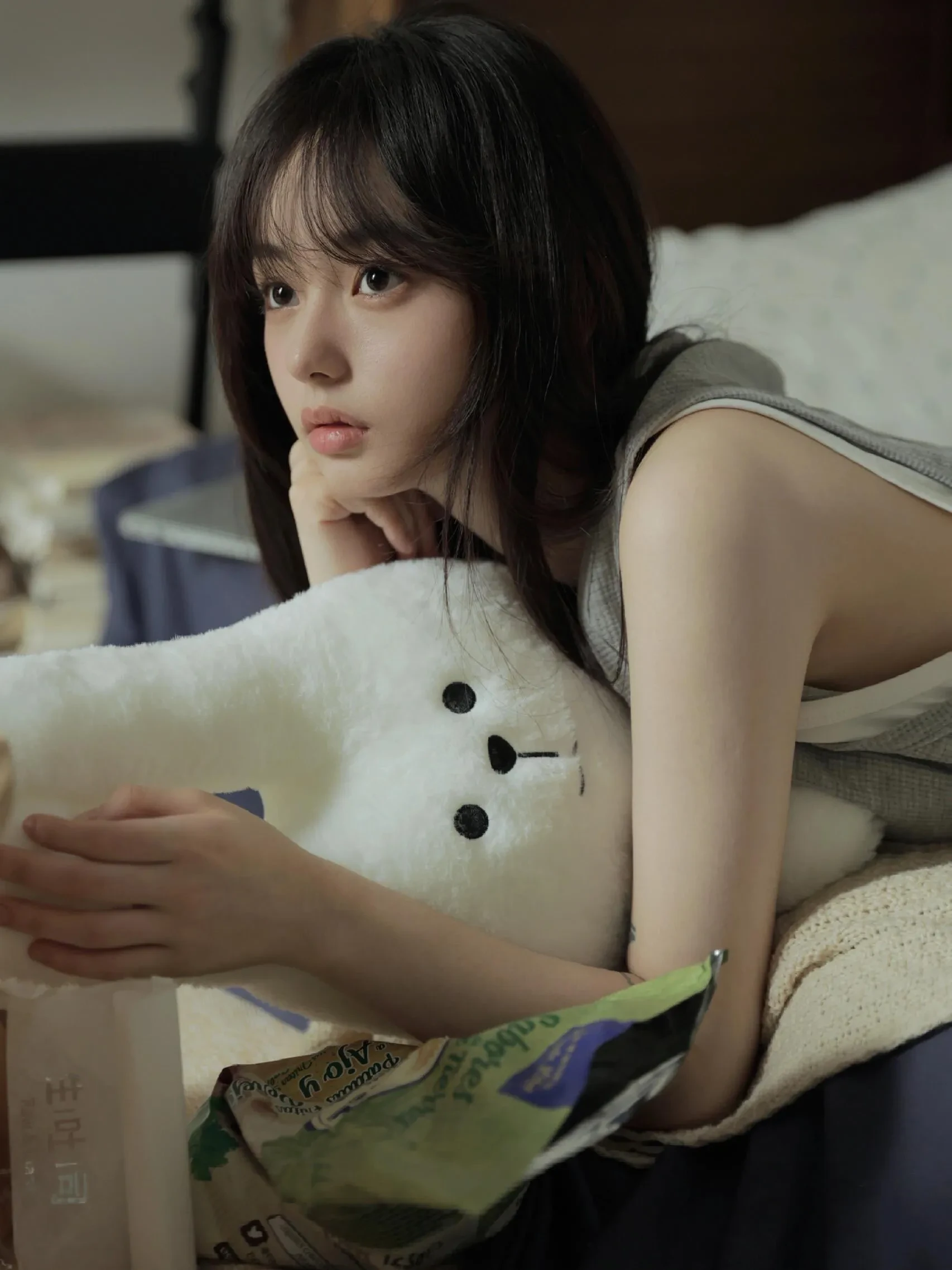 【居家私房写真】喜欢睡衣白袜子在家里轻松又自在的状态